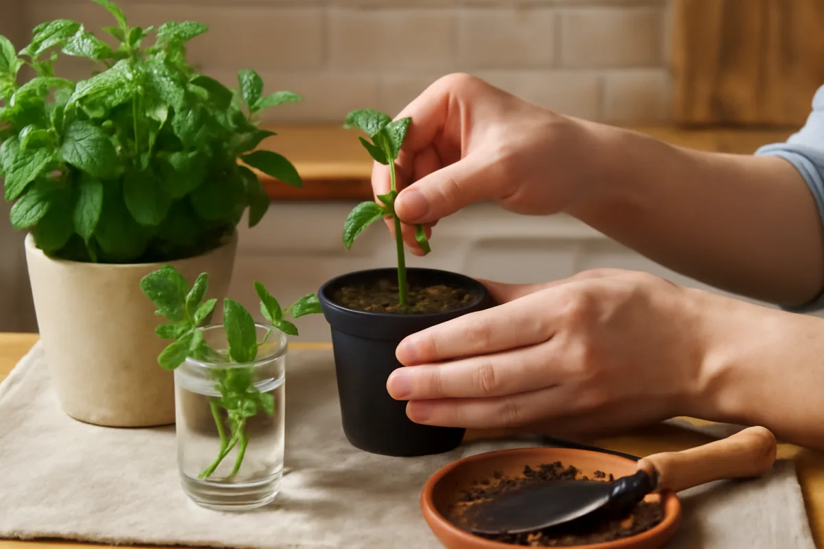 Come si coltiva la menta in cucina? Il trucco per moltiplicarla senza fatica