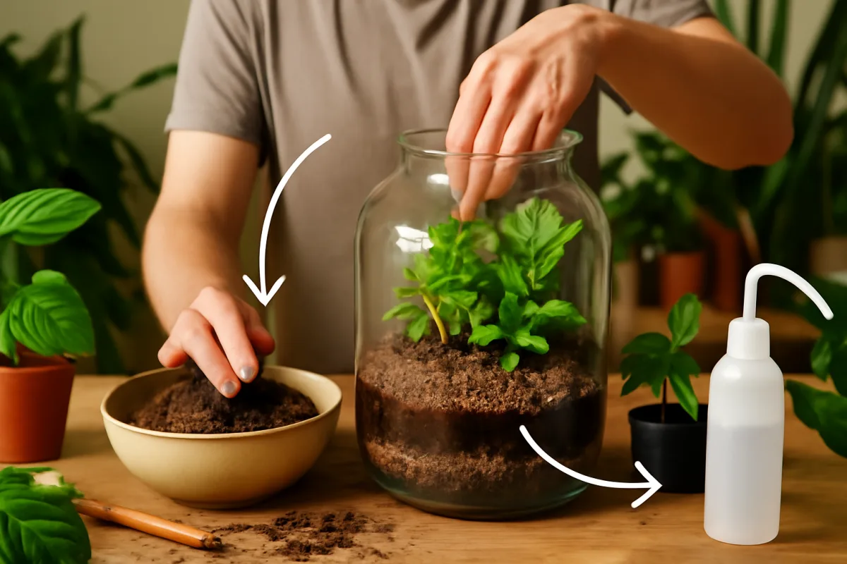 Terrario fai da te con piante tropicali: passaggi fondamentali per non sbagliare