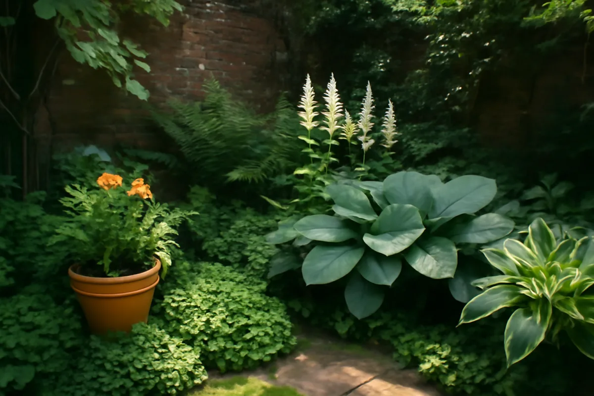 Giardino piccolo e ombreggiato: le specie perfette per uno spazio verde sempre vivo