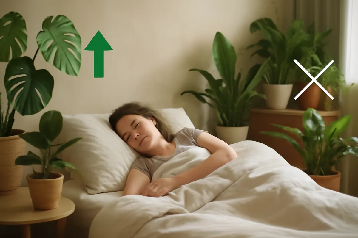 Posizionare le piante in camera da letto: benefici reali e miti da sfatare