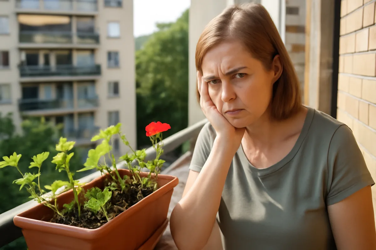 Perché i gerani sul balcone non fioriscono abbondantemente? L’errore di posizionamento da evitare